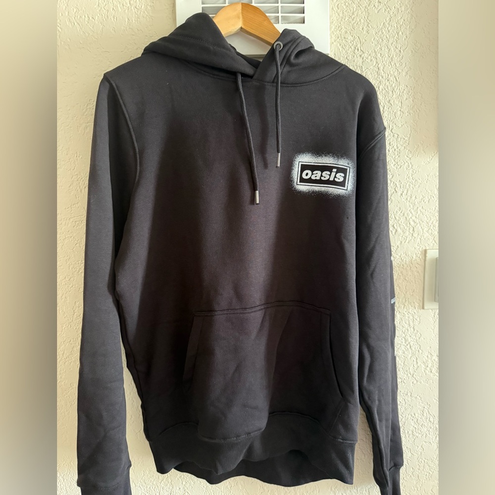 Oasis 25 Tour Black Unisex Hoodie - Medium